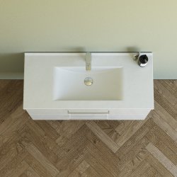 Dansani Mido+ mbelst 100 cm hvid hjglans m/ Amber vask