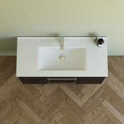 Dansani Mido+ mbelst 100 cm sort struktur m/ Amber vask