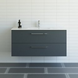 Dansani Mido+ mbelst 120 cm gr mat m/ Amber vask