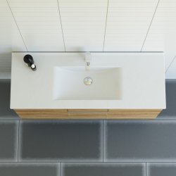 Dansani Mido+ mbelst 120 cm varm eg m/ Amber vask