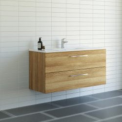 Dansani Mido+ mbelst 120 cm varm eg m/ Amber vask