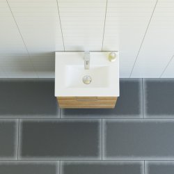  Dansani mido+ mbelst 51 cm, varm eg m/Amber Mini vask (Venstre)