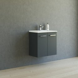 Dansani 61 cm st Mido 2 lger, Amber Mini vask - Gr mat