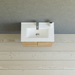 Dansani 61 cm st Mido 2 lger, Amber Mini vask - Varm eg