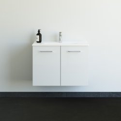 Dansani 81 cm st Mido 2 lger, Amber Mini vask - Hvid hjglans