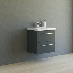 Dansani 62,7 cm mbelpakke, Mido 2sk. vask - Gr mat