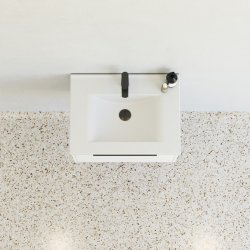 Dansani Mido+ Classic mbelst 61 cm, hvid mat m/ Amber vask