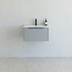 Dansani Mido+ classic mbelst 61 cm, lysebl mat m/ Amber vask