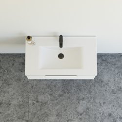 Dansani Mido+ Classic mbelst 81 cm, hvid mat m/ Amber vask