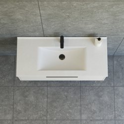 Dansani Mido+ Classic mbelst 101 cm, sand mat m/ Amber vask