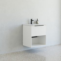 Dansani Mido+ Classic mbelst 61 cm, hvid mat m/ Amber vask