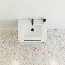 Dansani Mido+ Classic mbelst 61 cm, sand mat m/ Amber vask