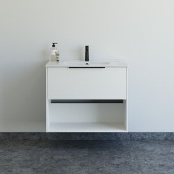 Dansani Mido+ Classic mbelst 81 cm, hvid mat m/ Amber vask