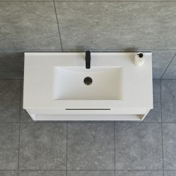 Dansani Mido+ Classic mbelst 101 cm, sand mat m/ Amber vask