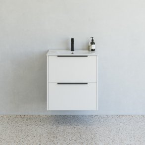 Dansani Mido+ Classic mbelst 61 cm, hvid mat m/ Amber vask