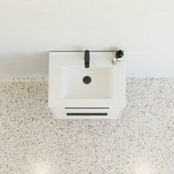 Dansani Mido+ Classic mbelst 61 cm, sand mat m/ Amber vask