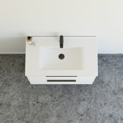 Dansani Mido+ Classic mbelst 81 cm, hvid mat m/ Amber vask