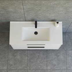 Dansani Mido+ Classic mbelst 101 cm, sand mat m/ Amber vask