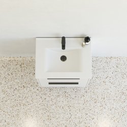 Dansani Mido+ Classic mbelst med Amber vask stribet sand mat 61 cm 