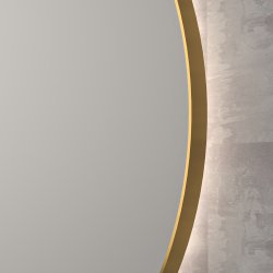 Sanibell SP17 spejl 60 cm matguld