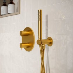 Damixa Silhouet HS1 indbygning brstet messing