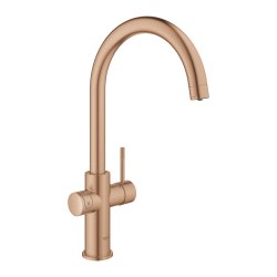 GROHE Blue Home kkkenarmatur C-tud. Brstet Warm Sunset