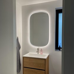 Loevschall Bloom spejl 60x100 cm, gr