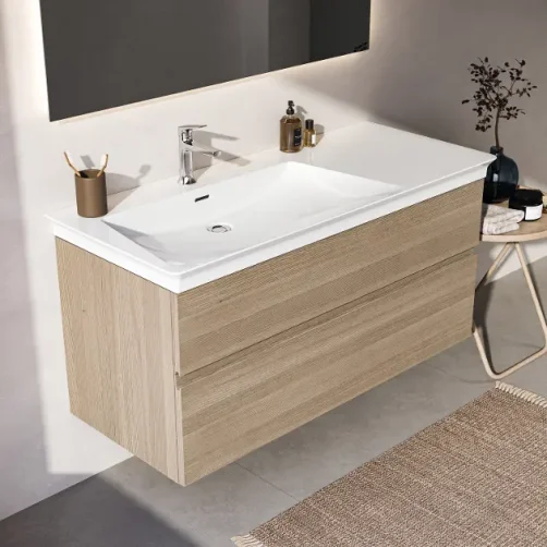 Ideal Standard Underskab 1200x505x550 mm med 2 skuffer Lys Eg