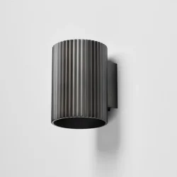 Loevschall Sekvens vglampe med up and down lights i bruneret messing 