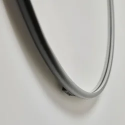 Loevschall Bloom spejl 100 cm, sort