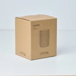 Loevschall Sekvens vglampe med up and down lights i bruneret messing 