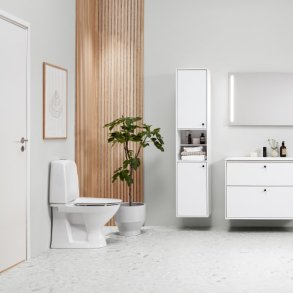 If Spira Rimfree, gulvstende toilet