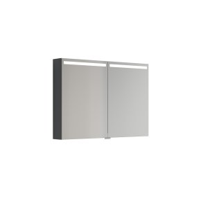 Dansani Mido+ Top spejlskab, 100 cm - Gr mat