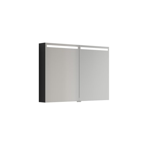 Dansani Spejlskab Top, m/2 lger, 70,4x100 cm - Sort