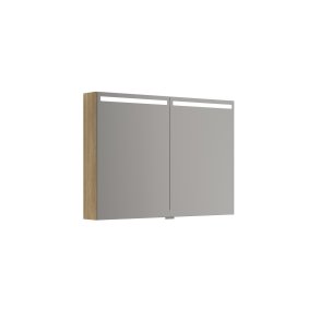 Dansani Mido+ Top spejlskab, 100 cm - Varm eg