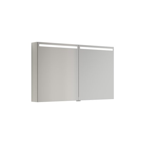 Dansani Spejlskab Top, m/2 lger, 70,4x120 cm - Hvid mat