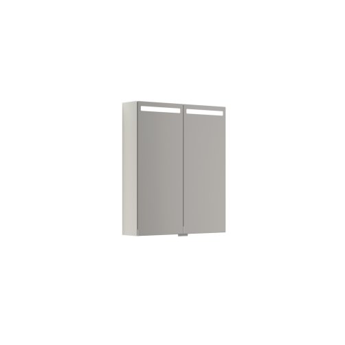 Dansani spejlskab Top, m/2 lger, 70,4x60 cm - Hvid mat
