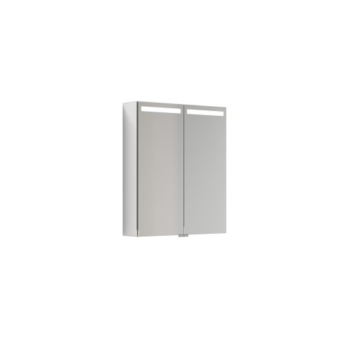 Dansani Spejlskab Top, m/2 lger, 70,4x60 cm, alu/spejl 