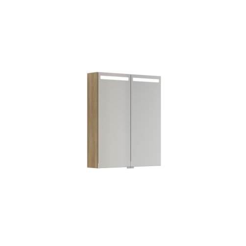 Dansani Spejlskab Top, m/2 lger, 70,4x60 cm - Varm eg
