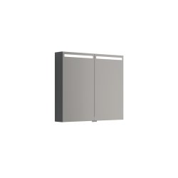 Dansani Mido+ Top Spejlskab Top, 80 cm - Gr� mat