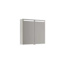 Dansani Mido+ Top spejlskab 80 cm - Hvid mat
