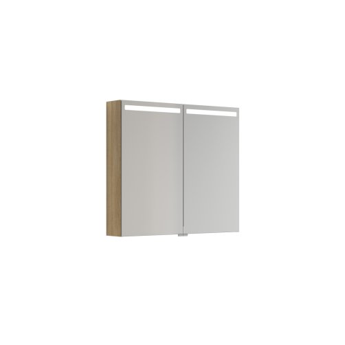 Dansani Spejlskab Top, m/2 lger, 70,4x80 cm - Varm eg