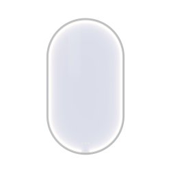 Dansani Moon ovalt spejl med LED-lys. 60x105 - Mathvid 