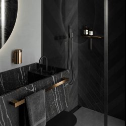 Unidrain Highline ramme - sort 1200/10