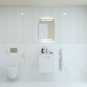 Dansani Mido Spejl 70x50 cm med LED lys