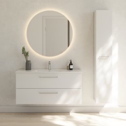 Dansani You Corona spejl med integreret LED-lys 90