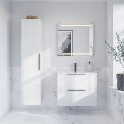 Dansani Repeat Spejl 70x80 cm med LED lys