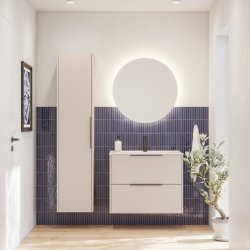 Dansani You Corona spejl med integreret LED-lys. 75 cm