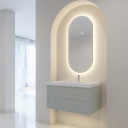 Dansani Spejl Corona m/lysstyring, 105x50 cm