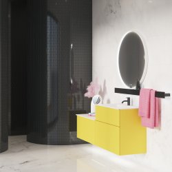 Dansani Moon spejl med LED-lys. 75 - Mathvid 